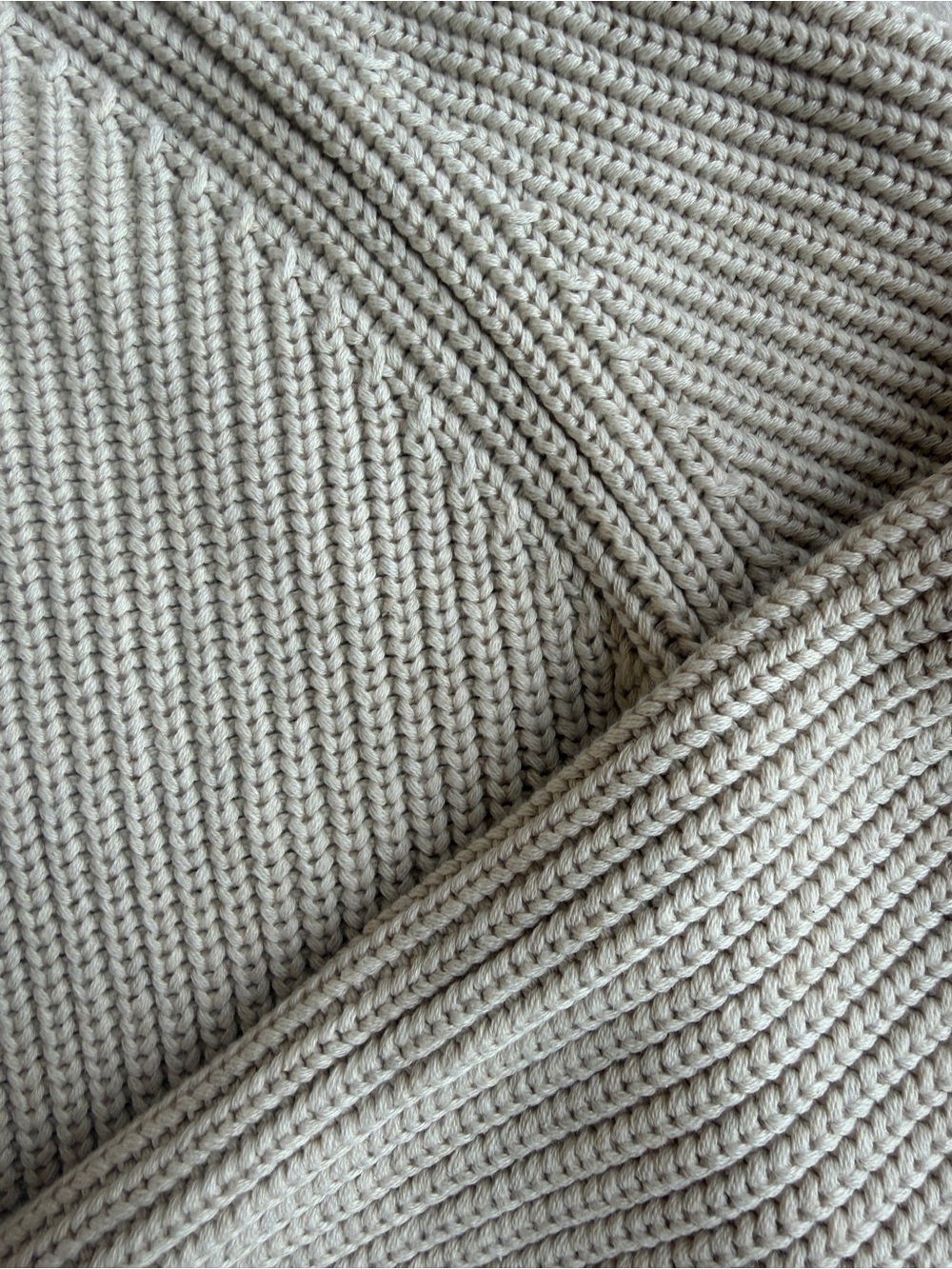 NWT Quince Women's fisherman crew organic Cotton Ribbed Sweater - Picture 3 of 5